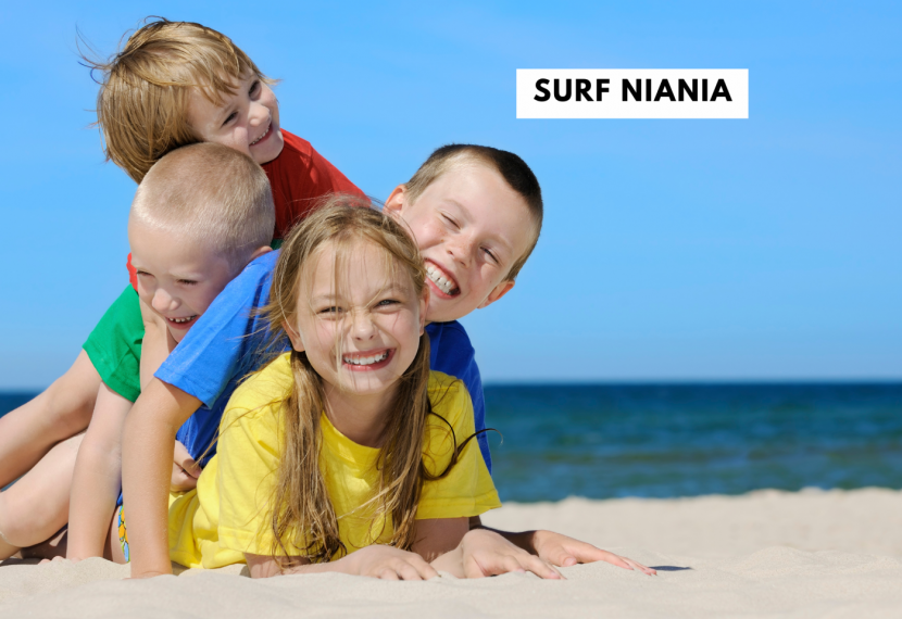 SURF NIANIA – aktywna opieka dla dzieci na Kempingu Ekolaguna