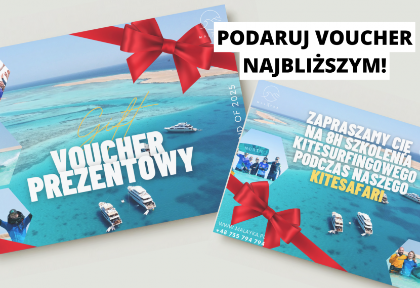 Podaruj niezapomniane wrażenia kitesurfingowe z voucherem podarunkowym od MALAYKA.PL!